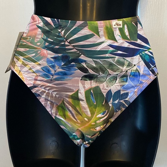 NWT🌴Hobie Festival Palm High Waist Swim Bottoms - Picture 4 of 11